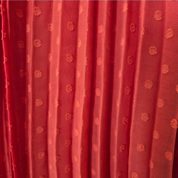 Nanette Lepore Pleated Tie Waist Midi Dress NWOT - Picture 3 of 5